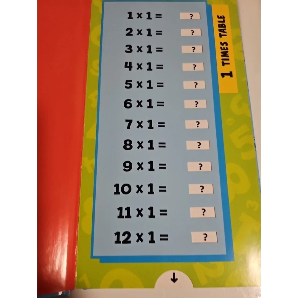 Times Tables Pull the‎ Tab by Arcturus Publishing Limited (2020, Hardcover)